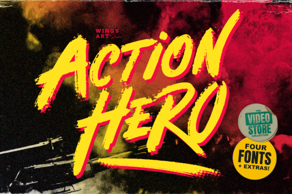 Action Hero Display Font for Bold Digital Headlines