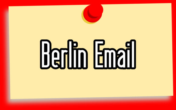Berlin Email: A Creative Retro Display Font for Branding