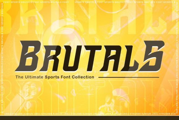 Brutals Display Font: Editorial Design with Character