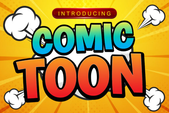 Comic Toon Display Font for Bold, Memorable Branding