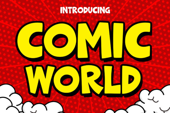Comic World: A Vintage Display Font for Bold Digital Headlines