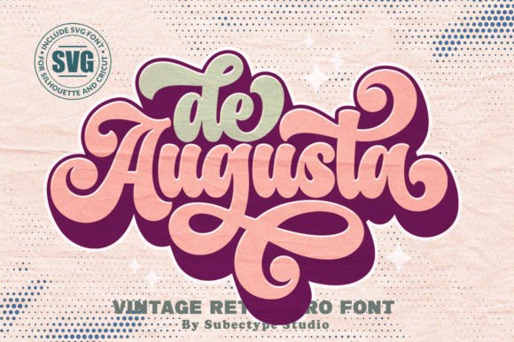 De Augusta Vintage Retro Font for Bold Web Typography