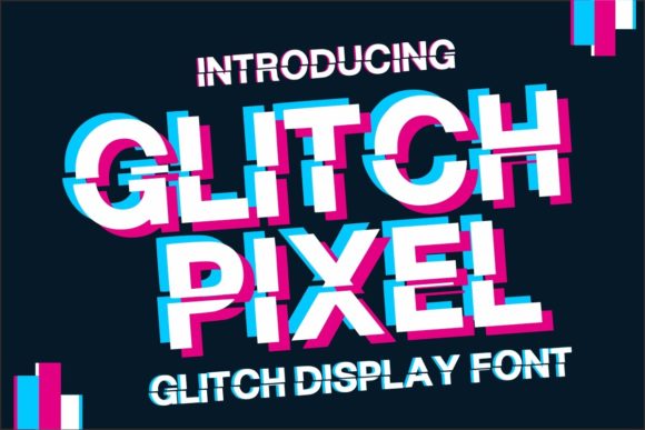 Glitch Pixel: A Bold Display Font for Editorial Impact