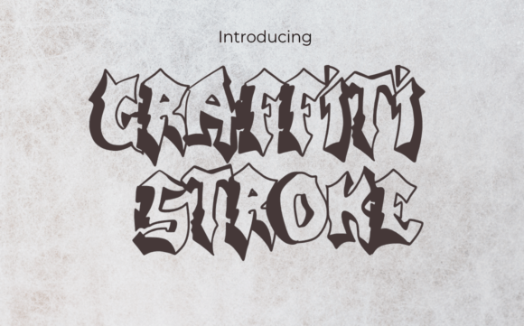 Graffiti Stroke Font for Bold Branding & Campaign Impact