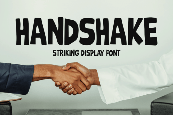 Handshake Display Font for Bold Brand Identity