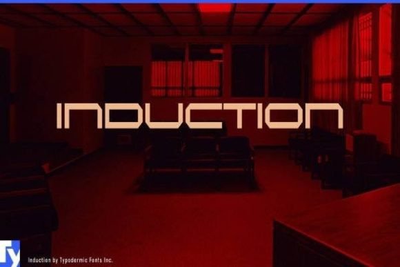 Induction: The Outstretched Display Font for Bold Designs
