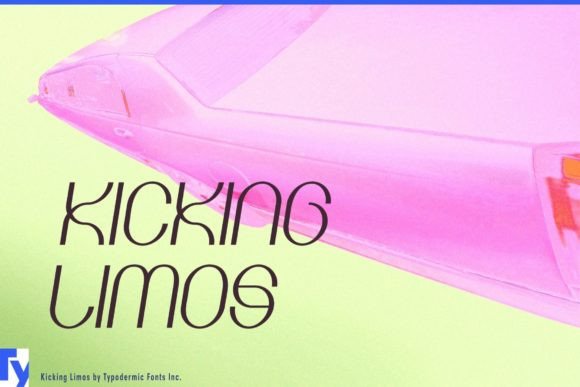 Kicking Limos: A Curvilinear Display Font for Handmade Labels & More