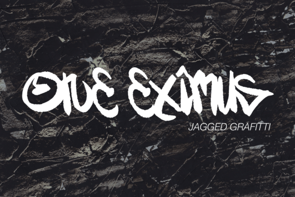 One Eximus: A Graffiti Display Font for Bold Web Design