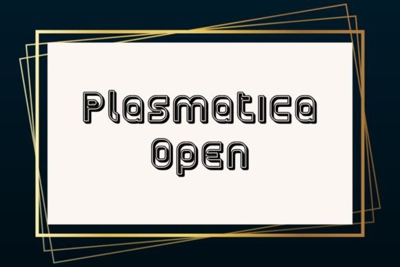 Plasmatica Open: A Playful Display Font for Modern Brands