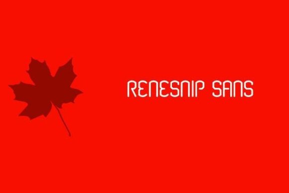 Renesnip: A Modern Display Font for Memorable Branding