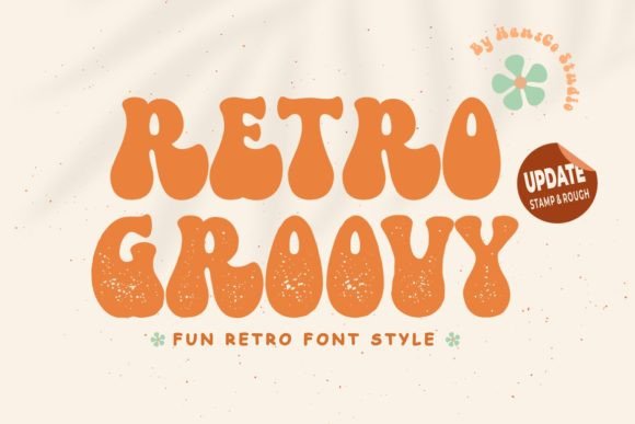 Retro Groovy Font for Vintage Branding That Converts