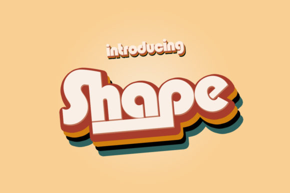 Shape Font: A Display Font for Branding That Just Works