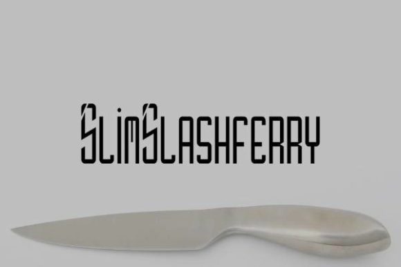 Slim Slashferry Font: A Refined Display Typeface for Designers