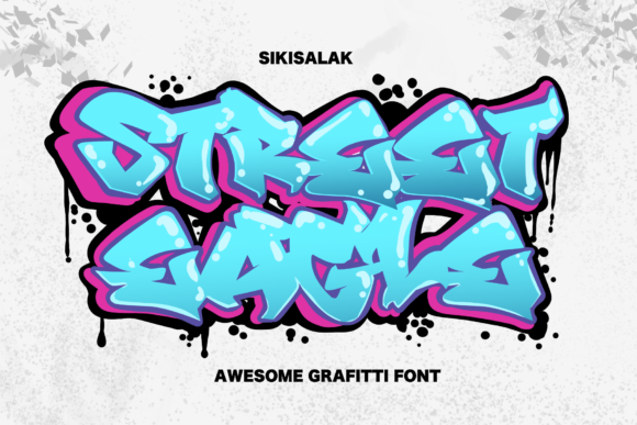 Street Eagle Graffiti: A Bold Display Font for Crafters & Sellers