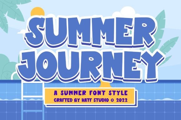 Summer Journey Font for Youthful Brand Identity