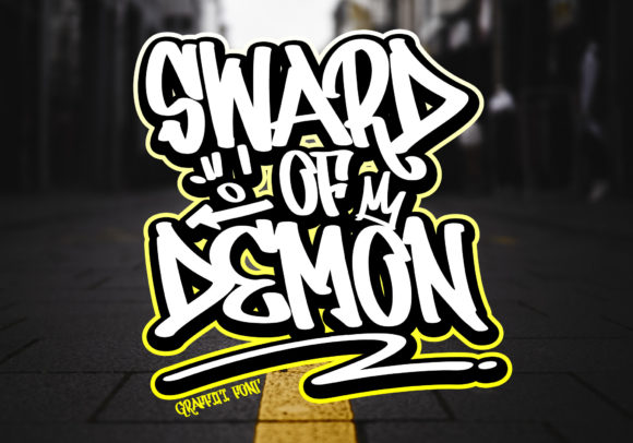 Sward of Demon Display Font for Bold Handmade Designs