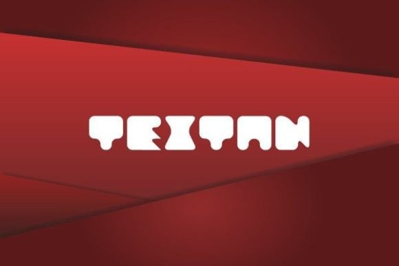 Textan Display Font for Playful Campaign Graphics
