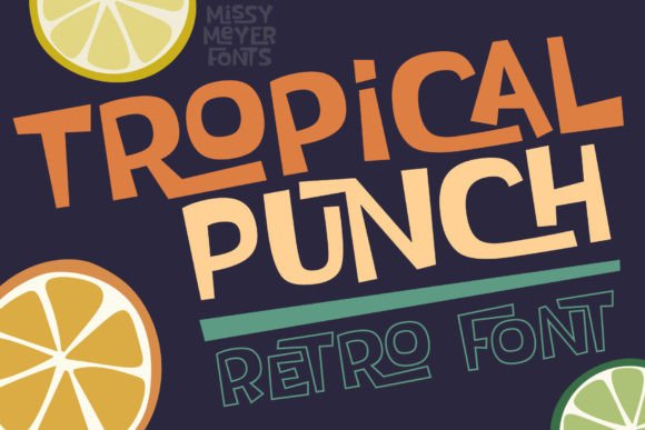 Tropical Punch Font for Bold, Playful Brand Identity