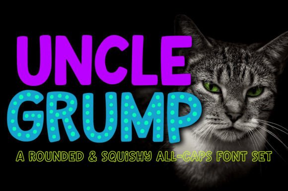 Uncle Grump: A Hand-Drawn Display Font with Warm Weight and Rhythm