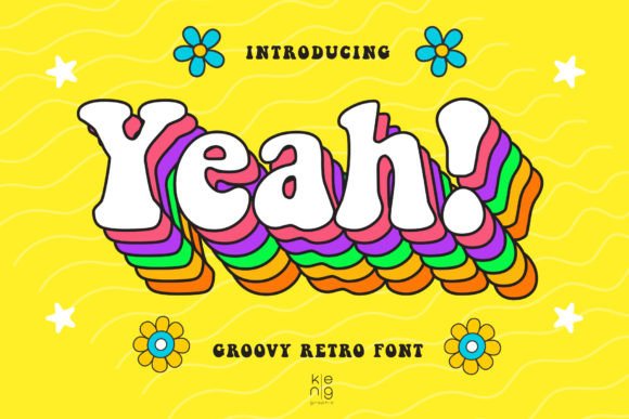 Yeah: The Bold Comic Display Font That Commands Attention